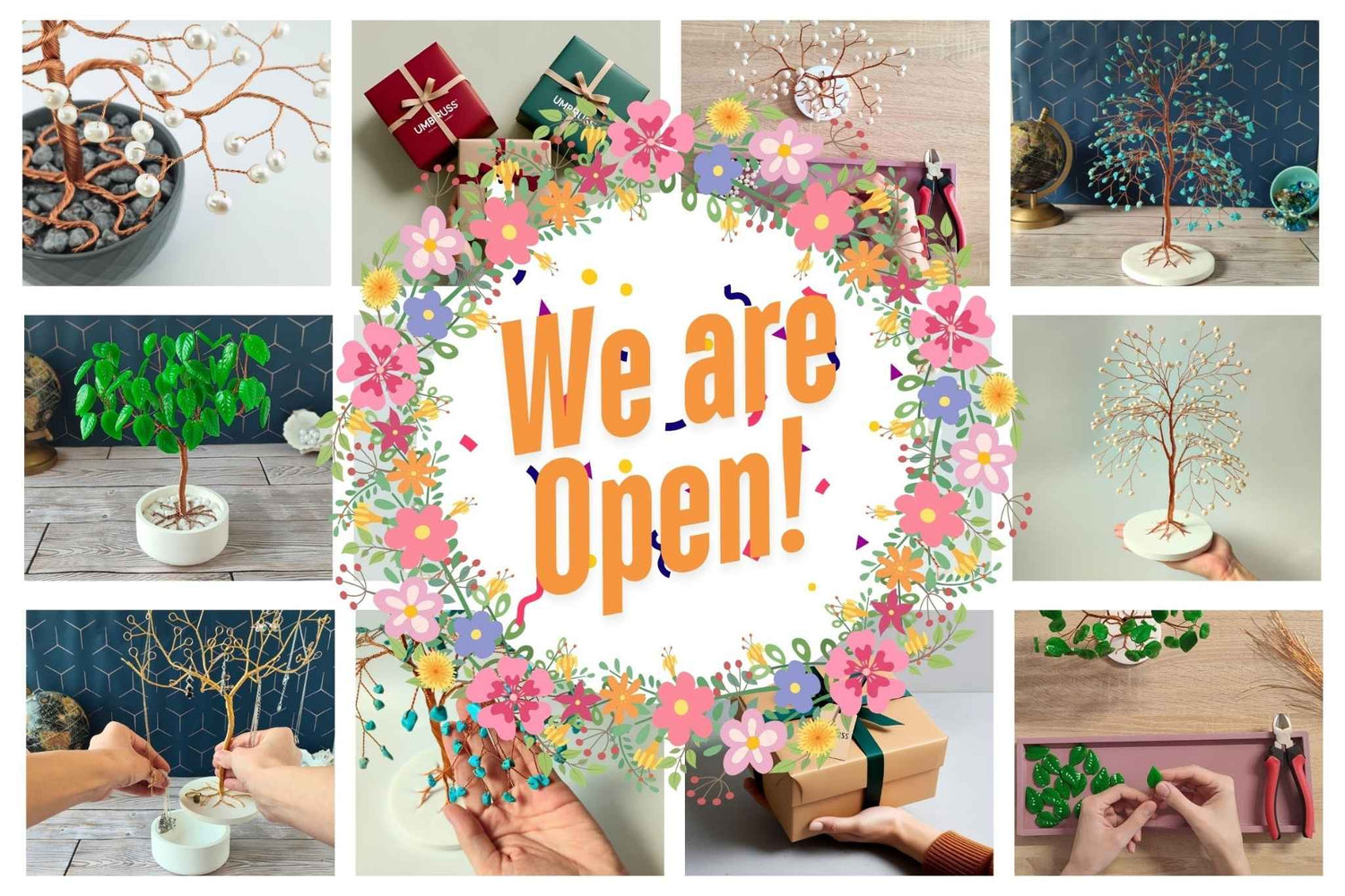 We’ve Opened Our Online Store! Discover Our Handmade Wire Tree Collections