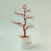 360° rotating view of the handmade pearl bonsai tree with copper wire