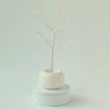 360° rotating view of handmade pearl jewelry small silver tree – see all angles of the sculpture