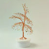 Large copper wire prehnite tree