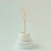 360° rotating view of handmade pearl jewelry small gold tree – see all angles of the sculpture