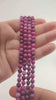 Video of strands of ruby beads used for this tree, held in the hand
