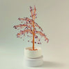 360° rotating view of handmade 280 amethyst crystal large copper tree – see all angles of the sculpture