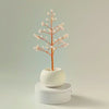 360-degree rotating view of handmade Pearl Christmas Tree with copper wire and freshwater pearls