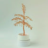 360° rotating view of handmade 280 rutilated quartz large copper tree – see all angles of the sculpture