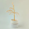 360° rotating view of handmade 180 pearl jewelry large gold tree – see all angles of the sculpture