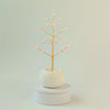 360-degree rotating view of handmade Pearl Christmas Tree with gilt wire and freshwater pearls